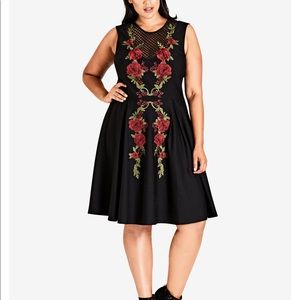 NWT City Chic Rose Adore Dress